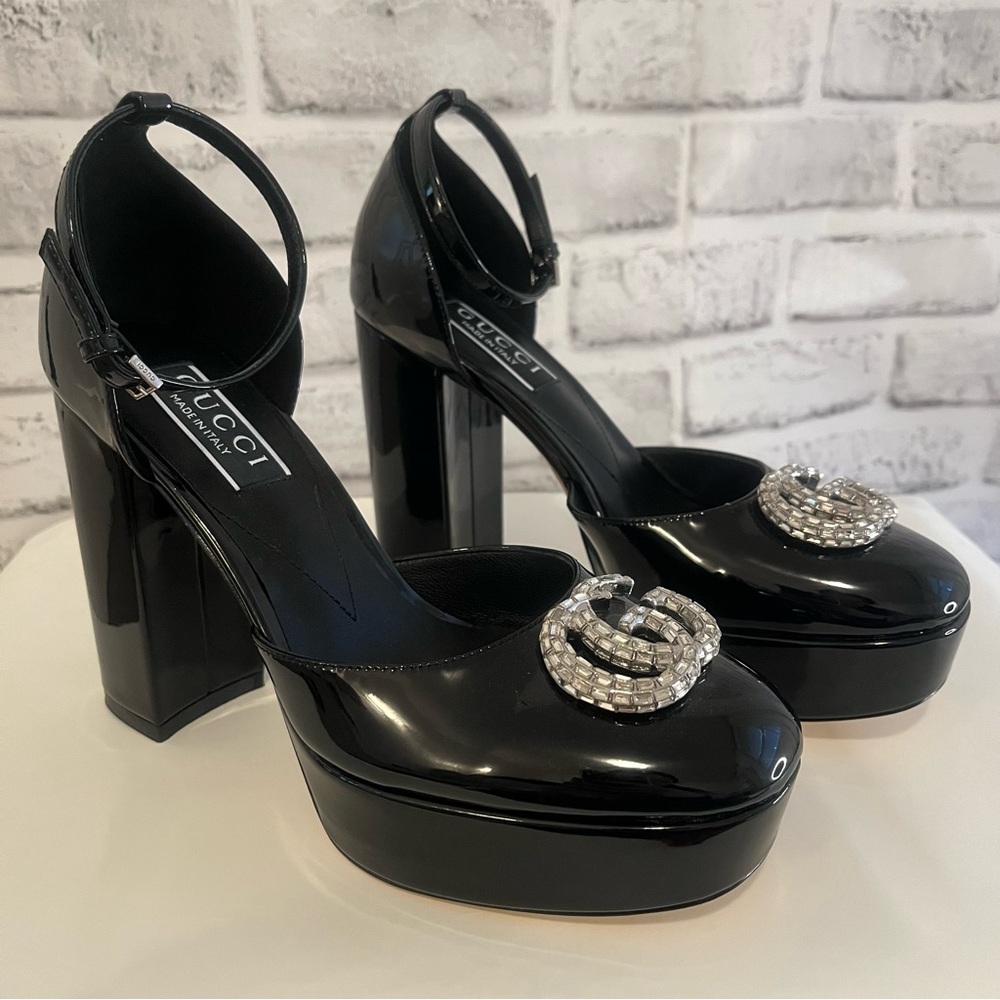 Gucci Double G Platform Heels